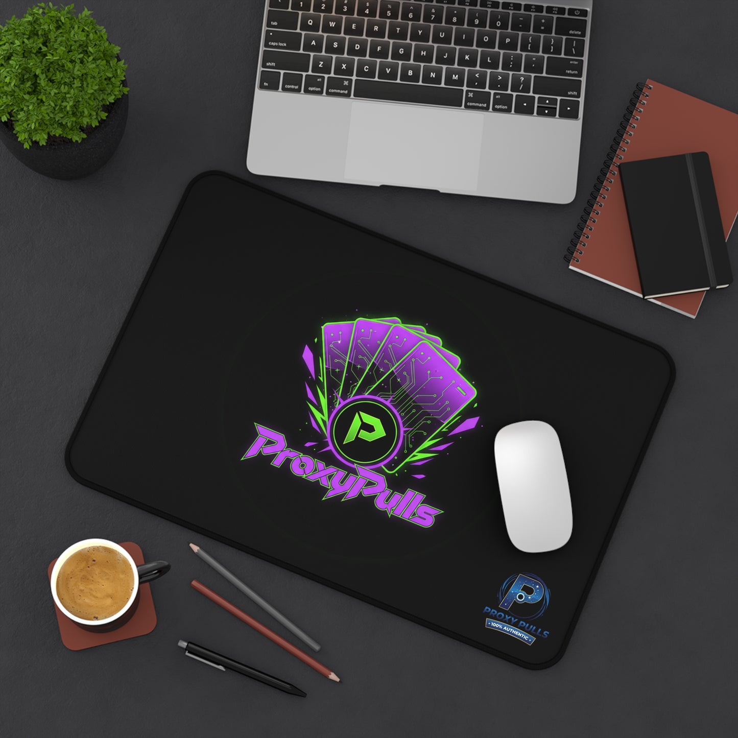 ProxyPulls "Cyber-Neon" Desk Mat