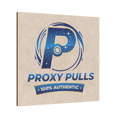 Wooden Ornament - ProxyPulls 100% Authentic Logo Plaque