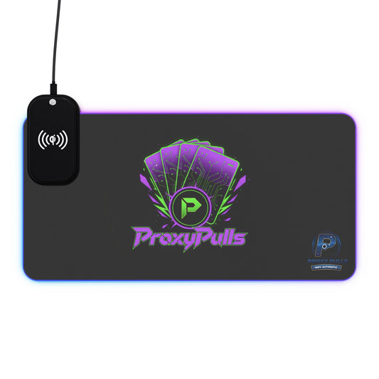 ProxyPulls "Cyber-Charge" RGB Mat | 15W Wireless Power & LED