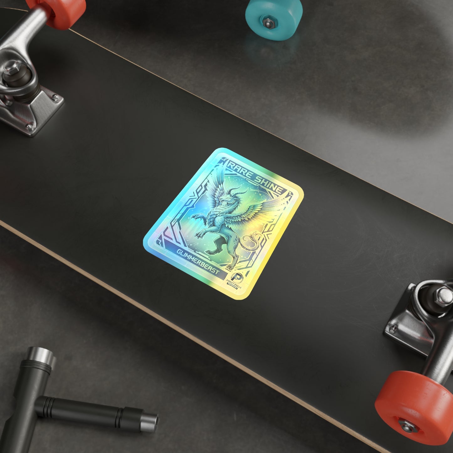 Holographic 'Rare Shine' Glimmerbeast Sticker - Limited Edition Die-Cut Pegasus