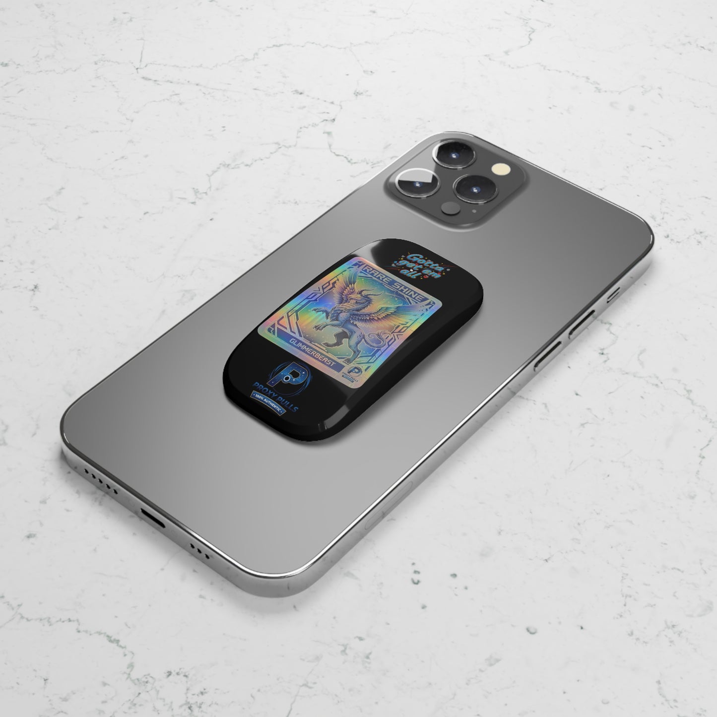 ProxyPulls "Glimmerbeast" Holo Phone Grip | The 'Rare Shine' Collection