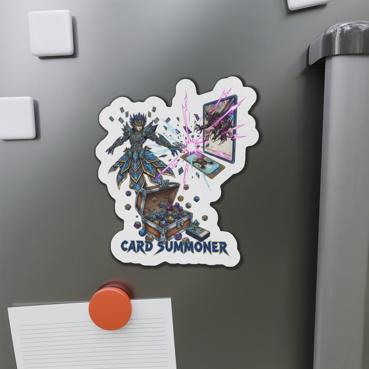 ProxyPulls "Grand Summon" Die-Cut Magnet | TCG Action Scene