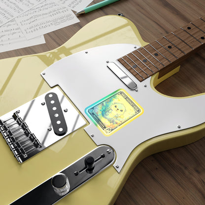 Holographic Neo-Monster Sticker - "Aquatica Cuddlefin" Premium Die-Cut