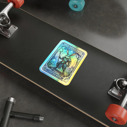 Holographic 'Neo-Monster' Fleetfoot Wizard Sticker - Limited Edition Die-Cut