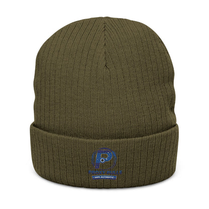Embroidered Ribbed ProxyPulls Beanie