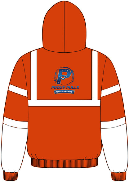 High-Visibility ProxyPulls Safety Bomber Jacket - Reflective Workwear Jacket