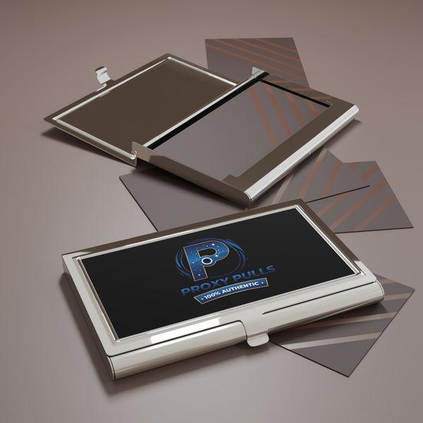 Metal Card Holder - ProxyPulls Logo (100% Authentic)