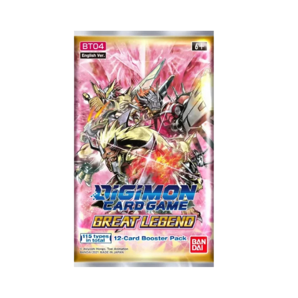 Digimon TCG: Great Legend Booster Pack [BT04]