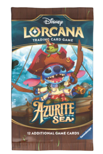Disney Lorcana: Azurite Sea Booster Pack (12 Cards) - (ENG)