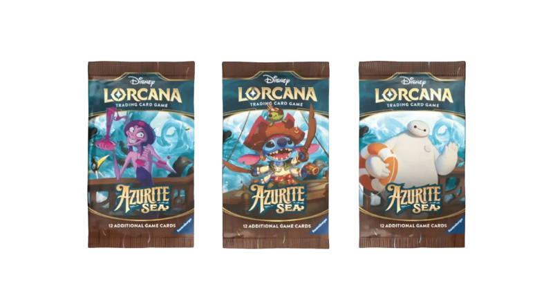 Disney Lorcana: Azurite Sea Booster Pack (12 Cards) - (ENG)