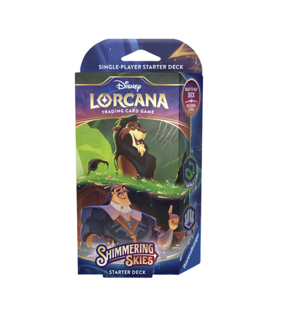 Disney Lorcana TCG: Shimmering Skies - Emerald & Steel Starter Deck (Scar & Kronk) - (ENG)