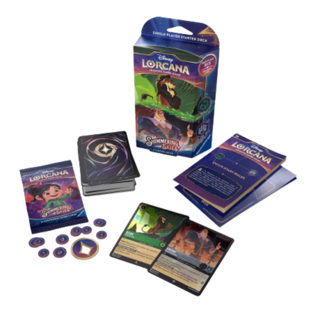Disney Lorcana TCG: Shimmering Skies - Emerald & Steel Starter Deck (Scar & Kronk) - (ENG)