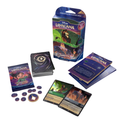 Disney Lorcana TCG: Shimmering Skies - Emerald & Steel Starter Deck (Scar & Kronk) - (ENG)