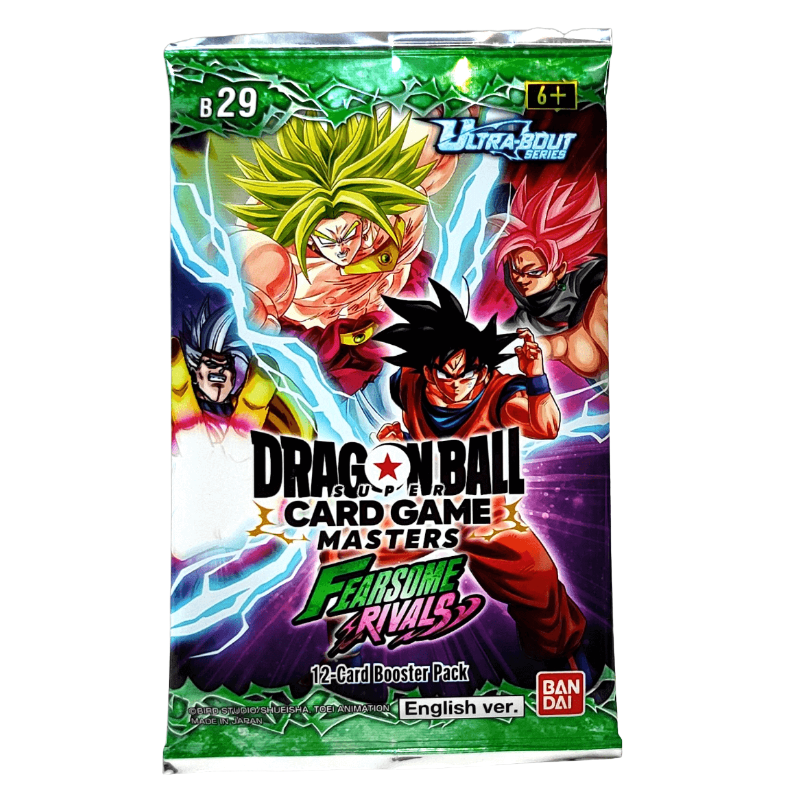 Dragon Ball Super Card Game Masters: Fearsome Rivals Booster Pack (B29) (12 Cards) - (ENG)