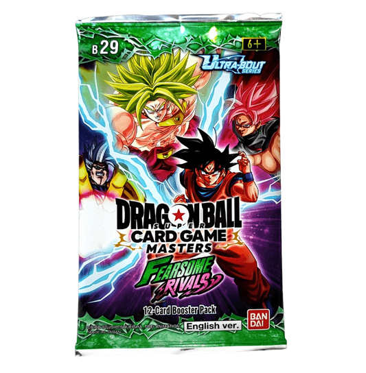 Dragon Ball Super Card Game Masters: Fearsome Rivals Booster Pack (B29) (12 Cards) - (ENG)