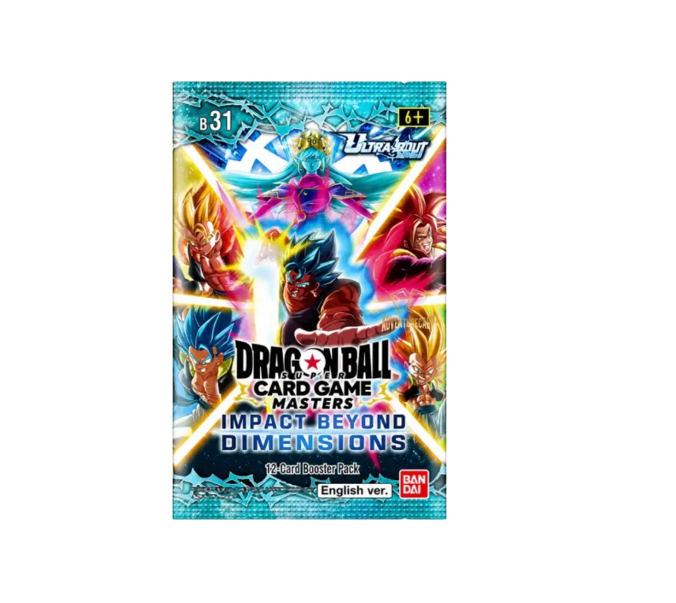Dragon Ball Super Card Game Masters: Impact Beyond Dimensions Booster Pack (B31) (12 Cards) - (ENG)