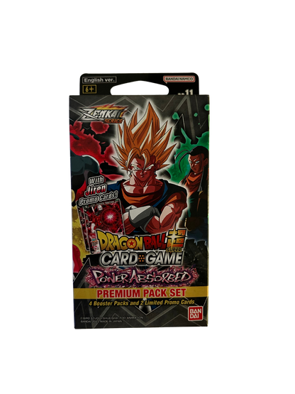 Dragon Ball Super TCG: Power Absorbed Premium Pack Set (PP11) - 4 Boosters & 2 Exclusive Promos
