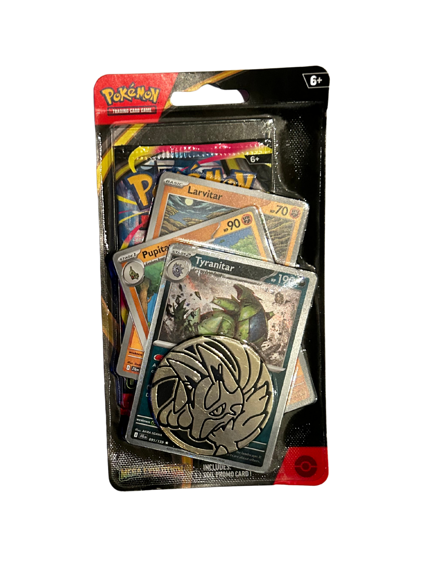 Pokémon TCG: Mega Evolution Premium Checklane Blister - Tyranitar Evolution Line