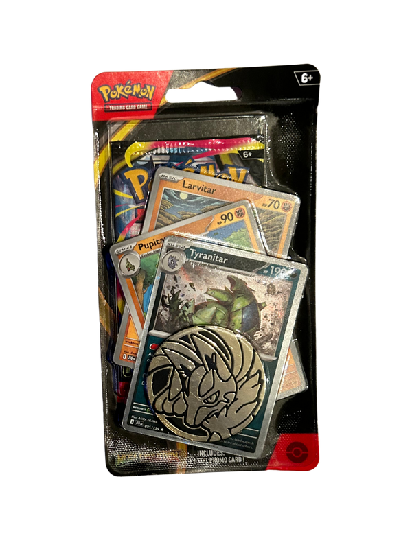 Pokémon TCG: Mega Evolution Premium Checklane Blister - Tyranitar Evolution Line