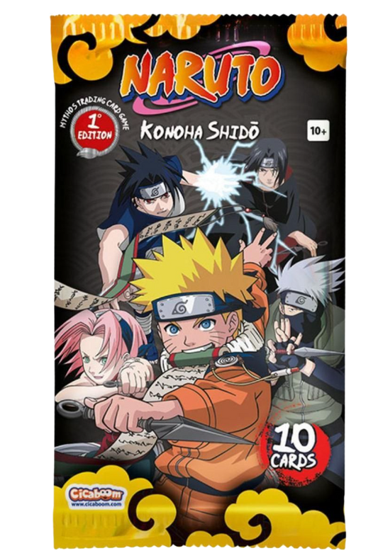 Naruto Mythos TCG: Konoha Shido 1st Edition Booster Pack (10 Cards) - (ENG)
