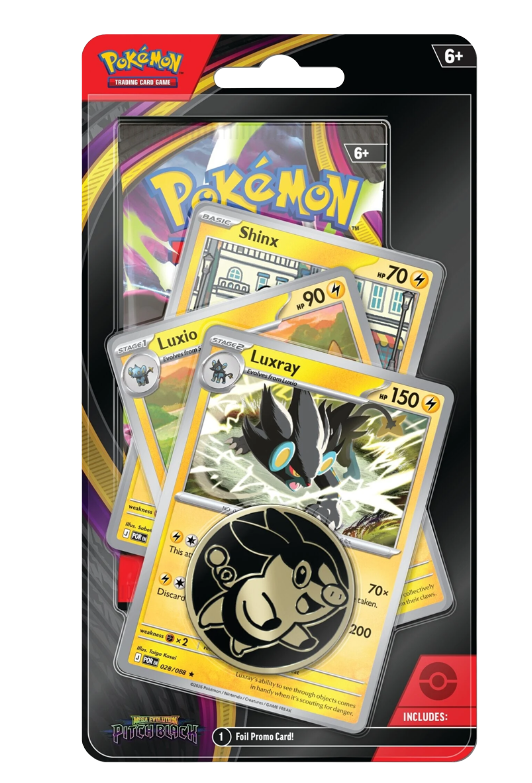 Pokémon TCG: Mega Evolution – Pitch Black Premium Checklane Blister (Luxray) - (ENG)