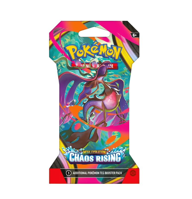 Pokémon TCG: Mega Evolution - Chaos Rising Sleeved Booster Pack (10 Cards) - (ENG)