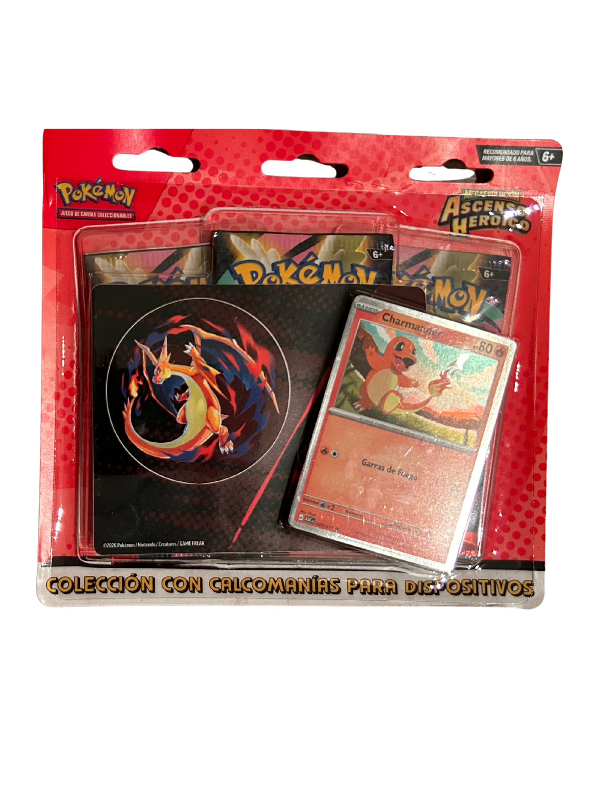 Pokémon TCG: Megaevolución - Ascenso Heroico Collection (Charmander) - (ESP)