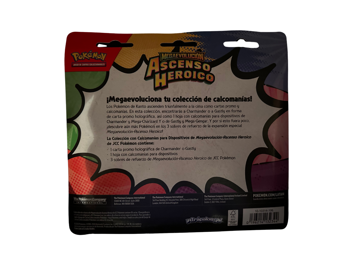 Pokémon TCG: Megaevolución - Ascenso Heroico Collection (Charmander) - (ESP)