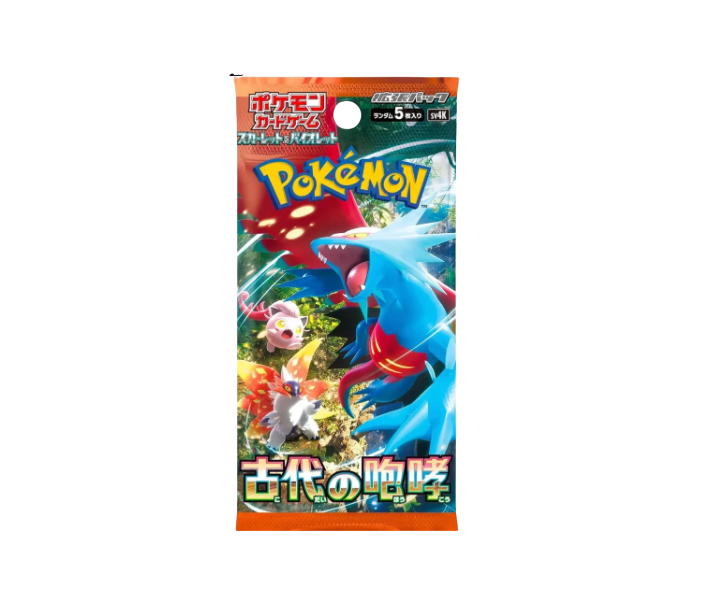 Pokémon TCG: Scarlet & Violet - Ancient Roar Booster Pack (sv4K) (5 Cards) - (JP)