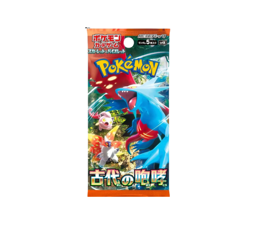 Pokémon TCG: Scarlet & Violet - Ancient Roar Booster Pack (sv4K) (5 Cards) - (JP)