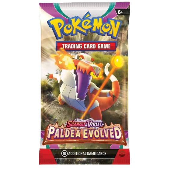 Pokémon TCG: Scarlet & Violet - Paldea Evolved Booster Pack // 10 Cards - (ENG)