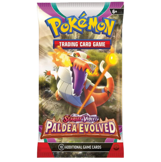 Pokémon TCG: Scarlet & Violet - Paldea Evolved Booster Pack // 10 Cards - (ENG)