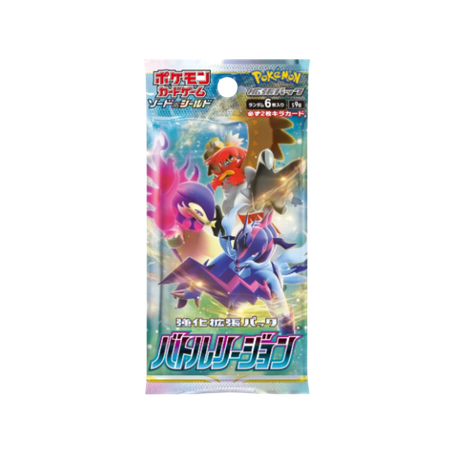 Pokémon TCG: Sword & Shield - Battle Region Booster Pack (s9a) (6 Cards) - (JP)