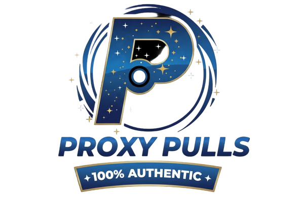 Proxy Pulls logo with a blue 'P' and text on a white background