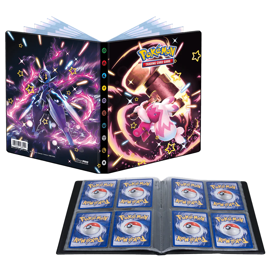Pokémon TCG: Paldean Fates 4-Pocket Portfolio - Shiny Tinkaton & Shiny Ceruledge